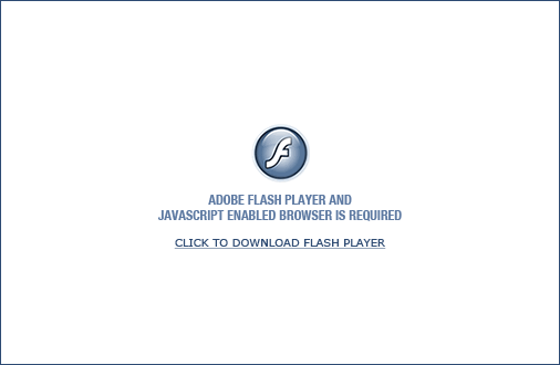 Adobe Flash Player is required